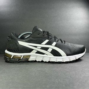 Asics Gel-Quantum 90 Running Shoes Mens Sz 11.5 Black White Athletic Sneakers